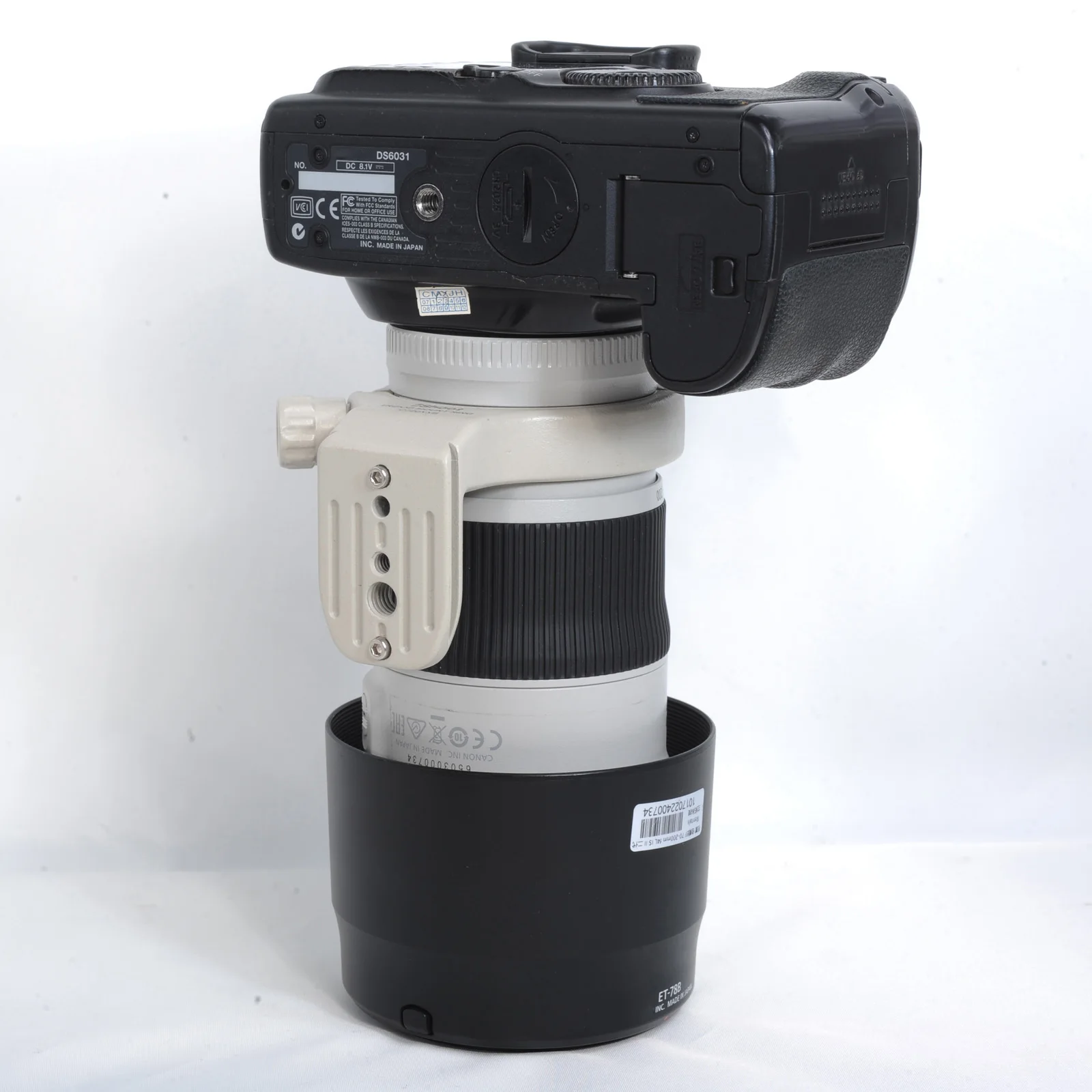 معدن ترايبود جبل حلقة عدسة طوق لكانون ، C720XXB ، 70-200 F ، 4 هو USM