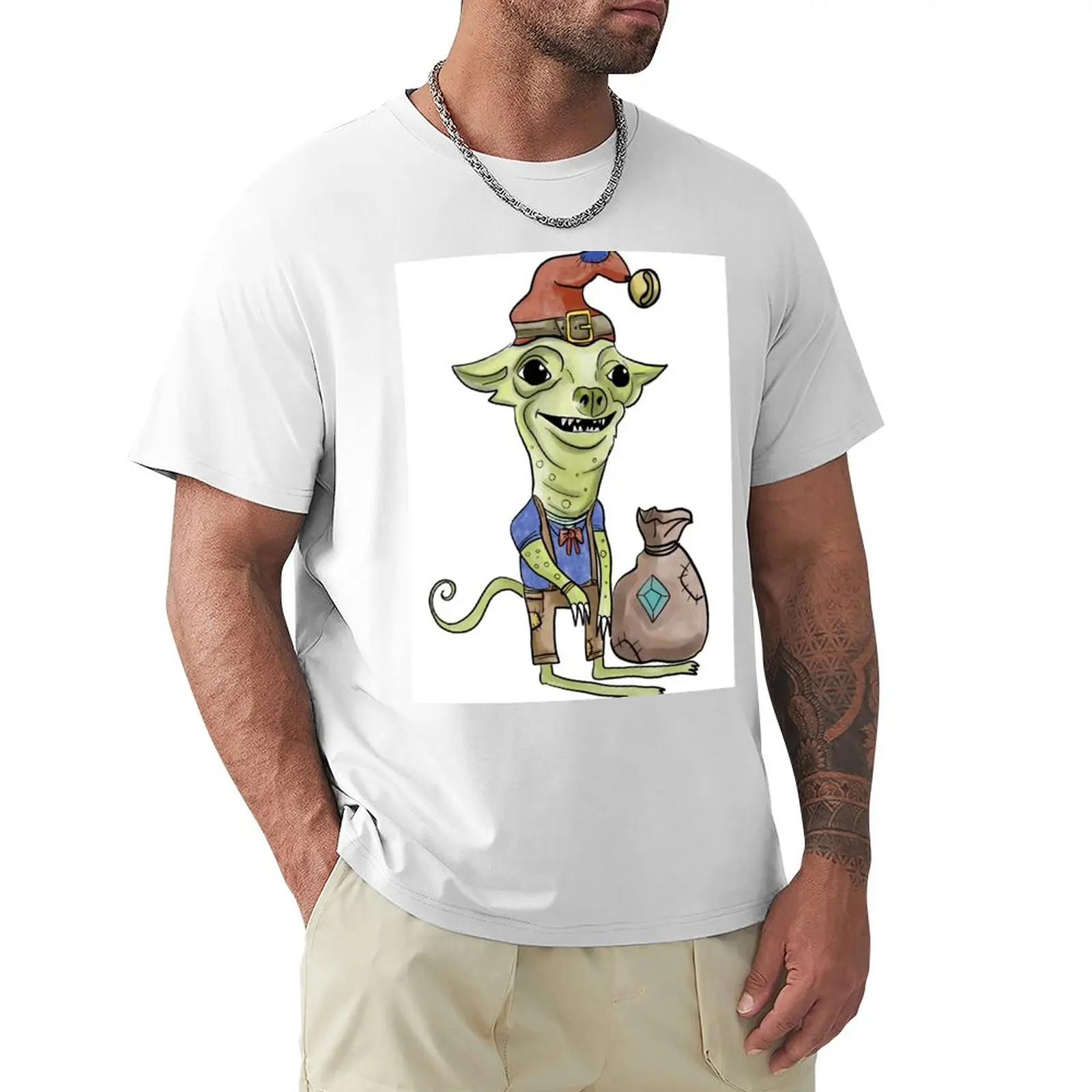 

Cute goblin T-Shirt vintage clothes Short sleeve tee t shirt for men