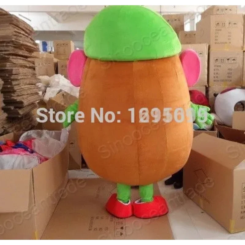 ミセス。大人のためのポテトマスコットコスチューム、ハロウィーンコスチューム、カーニバルスーツ