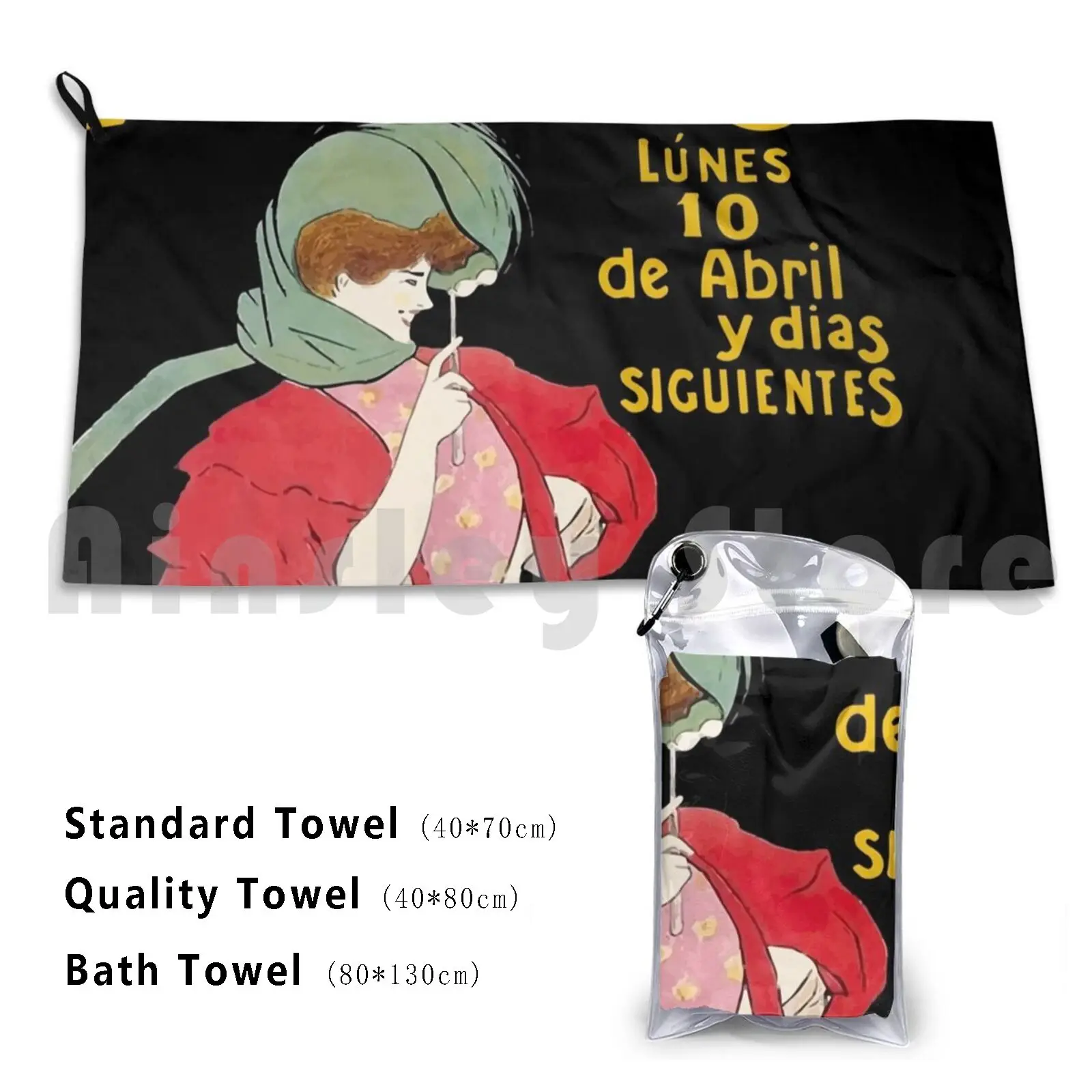 Grandes Almacenes El Siglo By Leonetto Cappiello Custom Towel Bath Towel Grandes Almacenes El Siglo Leonetto