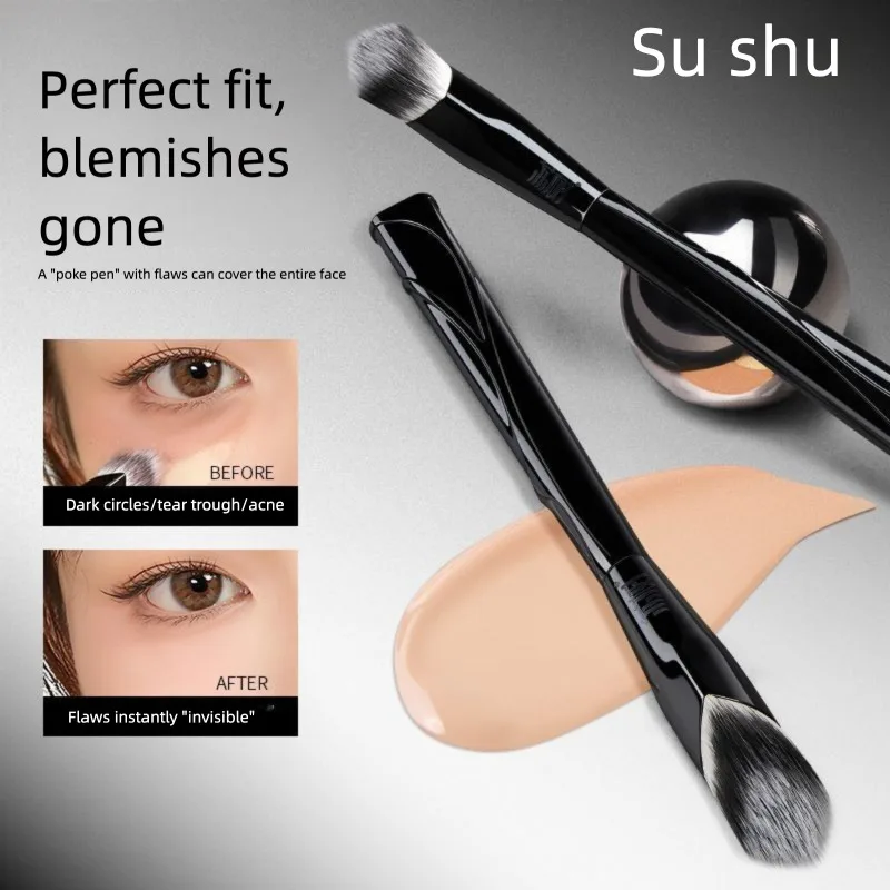 

The Lipu Tree Concealer Brush Is Specially Designed For Makeup Artists To Cover Spots, Acne Marks, Tear Troughs, And Eye Slopes