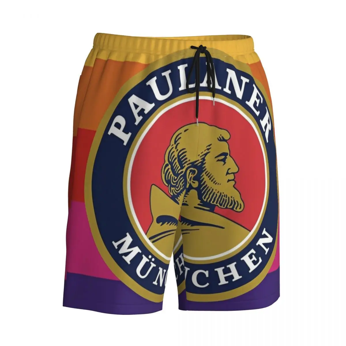 الرجال مجلس السراويل Paulaner Spezi أنيق سراويل للسباحة ألمانيا الصودا شرب مريحة تشغيل تصفح مجلس كبير الحجم سراويل قصيرة