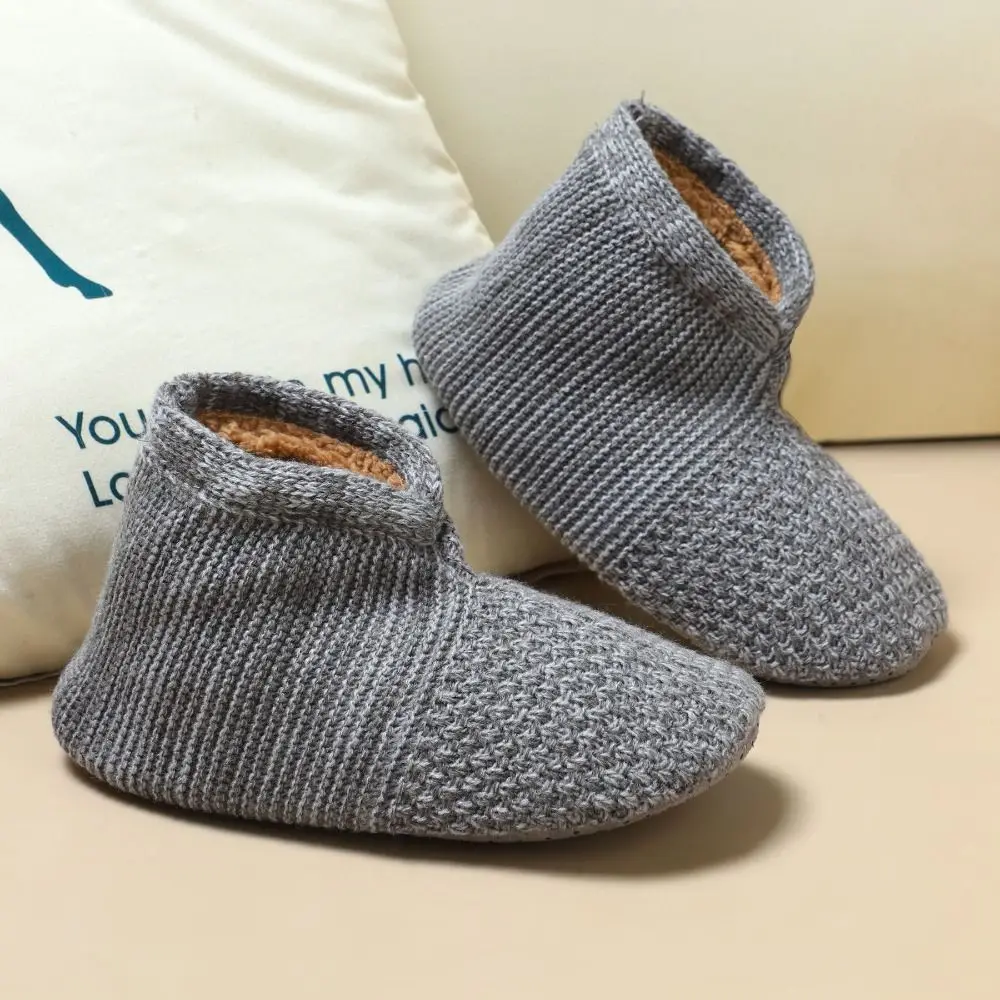Lamb Wool Socks Ankle Tube Winter Floor Socks Non-slip Coral Fleece Thicken Plush Socks Hosiery Soft Knitted Sleeping Socks Men