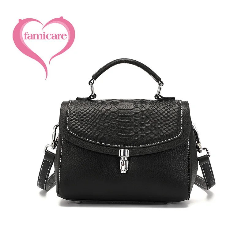 Mini bolsa feminina de couro genuíno senhora bolsa feminina padrão crocodilo crossbody bolsa de ombro tendência da moda pequena aleta mensageiro