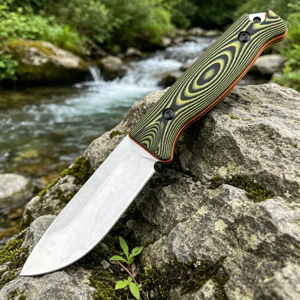 

Нож с фиксированным клинком и чехлом для походов, скалолазания, портативное EDC-оборудование для активного отдыха, кемпинга, рыбалки, барбекю