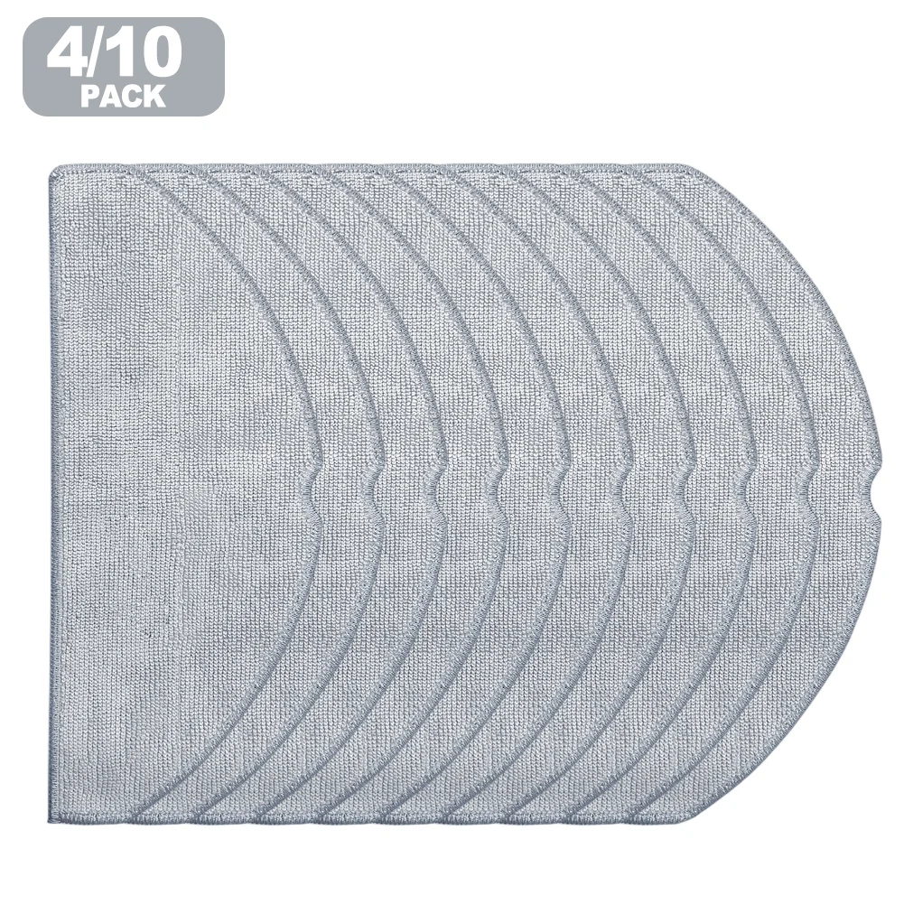 

For Roborock For Q7 M5+ For Q7T+ Mop Cloth Set High Absorbency Microfiber Choose 4 or 10 Pack for Efficient Cleaning