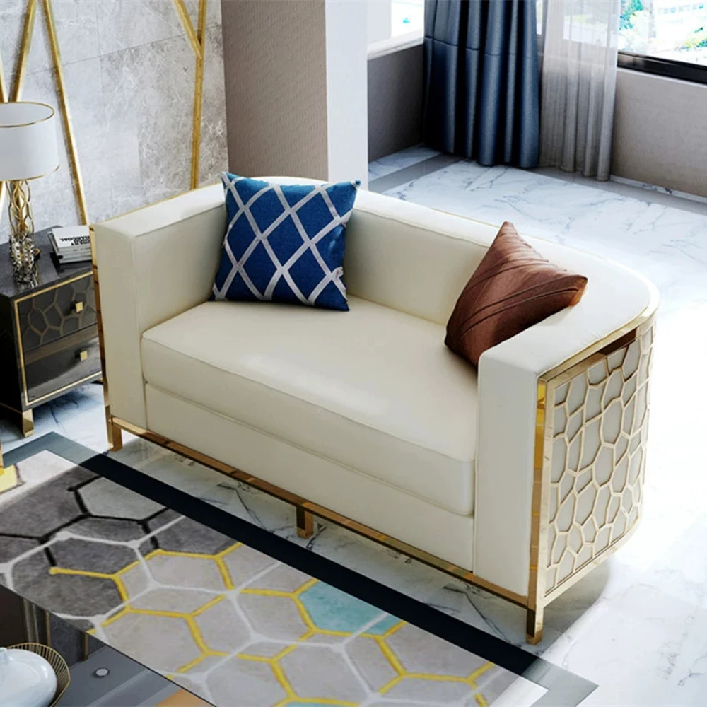 &Modern 6 Seater Sofa Set Sectionals for Living Room Villa Warehouse & Workshop-Sofa Bed