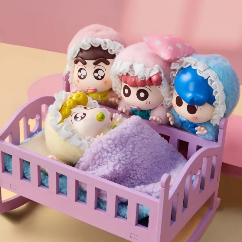 

New Products Crayon Chan Baby Vinyl Plush Series Blind Box Decoration Cute Bag Pendant Mystery Box Gift