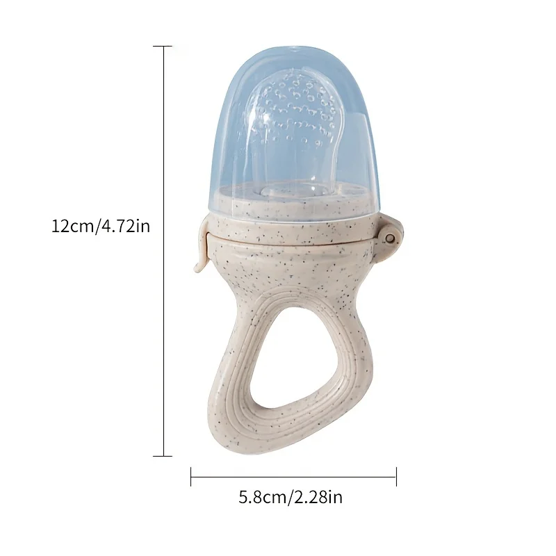 1Pc Silicone Baby Fruit Feeder with Cover Baby Nipple Fresh Food Vegetable Supplement Soother Nibbler Feeding Teething Pacifier