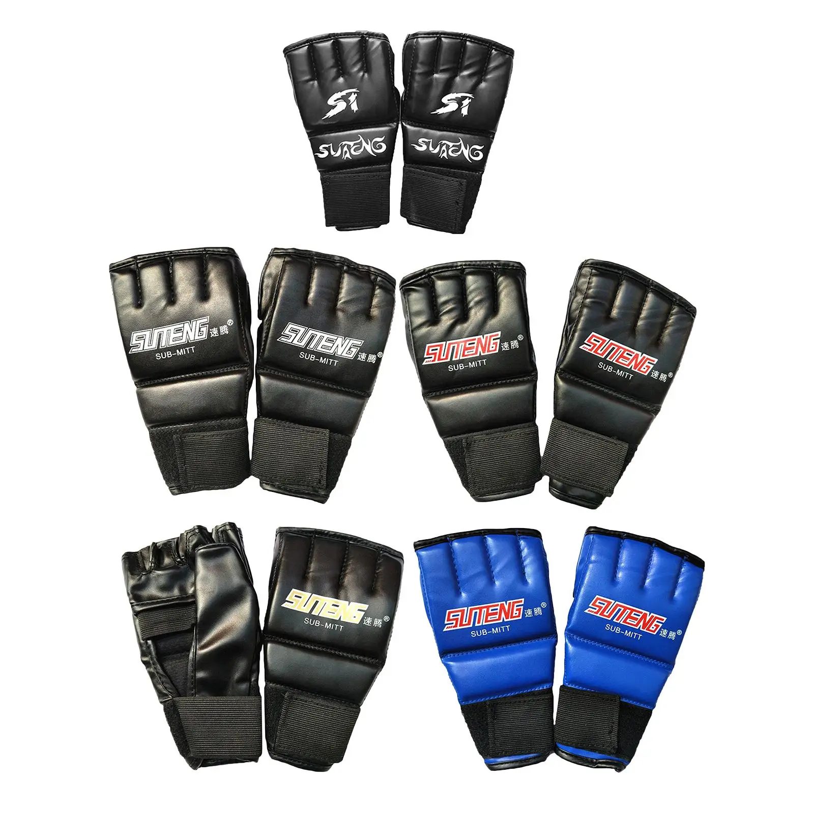 

Боксерские перчатки MMA с половиной пальца для спарринговой боксерской груши