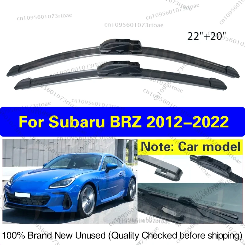 

Car Wiper Blades For Subaru BRZ 2012 - 2022 Soft Rubber Windshield Windscreen Front Window Blades 22"+20" Car Accessories