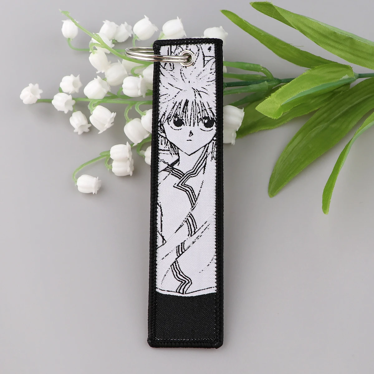 Cool Hunter Anime Men Women Keychain for Cars Cool Key Tags Key Fobs Holder Decorative Key Ring Accessories Gifts