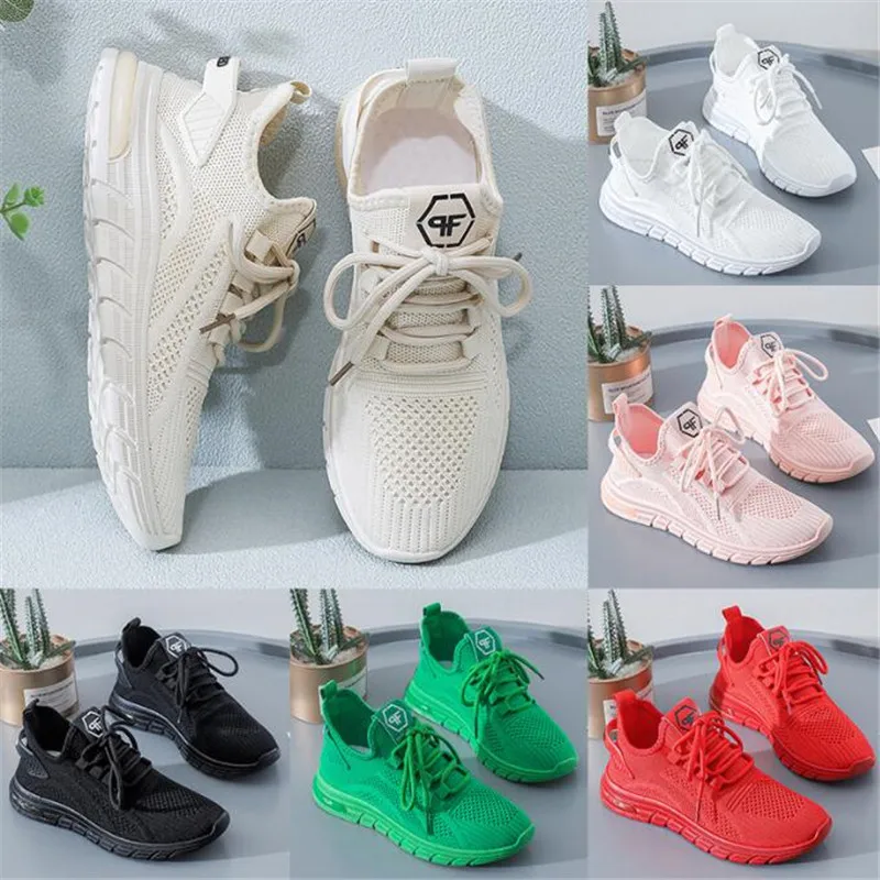 Women Breathable Sneakers 2022 Spring New Color Matching Mesh Lace Up Ladies Casual Shoes Outdoor Flat Sport Vulcanized Shoes