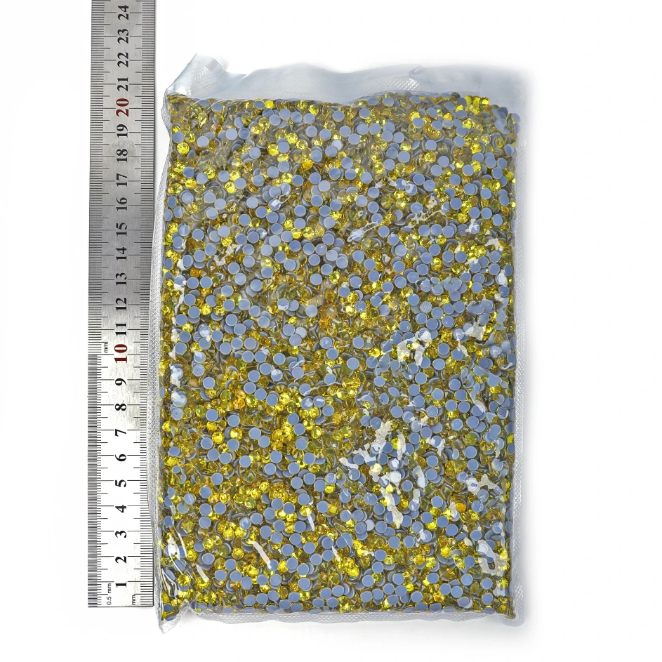 14400 Pz/Busta 41 Colori All\'ingrosso di Alta Qualità Migliore DMC Hotfix Strass SS6-SS20 Cristallo Hot Fix Strass F0248