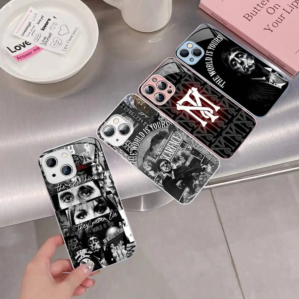 

Film Scarface Tony Montana Tempered Glass For Iphone 14 13 12 11 Pro Mini XS MAX 14Plus X XS XR Cover