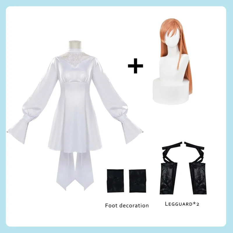 أزياء فاينل فانتسي XIV: A Realm Reborn FF14 FFXIV Ryne Minfilia التأثيرية فستان الأميرة الدانتيل الأبيض X؛ 2، F؛ 5.N؛ #1