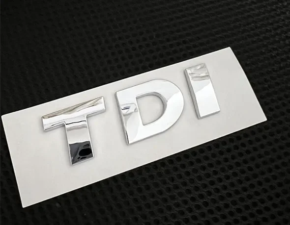 1pcs 3D ABS high quality V6 V8 TDI TSI car Letter Rear trunk Decals Emblem badge sticker Decal styling