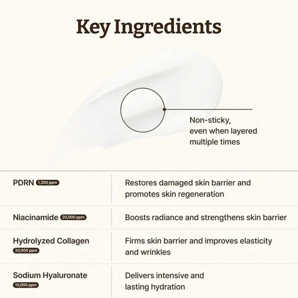 Dr.Reju-All PD3 Premium PDRN Regenerative Anti-Aging Creme Kollagen Tiefenwirksame Feuchtigkeitspflege für das Gesicht Reduziert Feine Linien Hautpflege – Detail 13