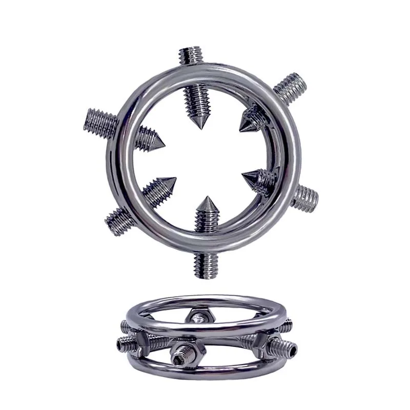Cock Ring Steel Penis Ring Weight Foreskin Corrector Resistance Adults Sex Toys Delay Chastity Cage Products Sex Tool For Man