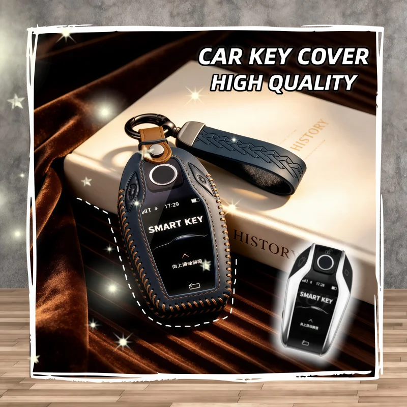 Leather Key Case Fo…