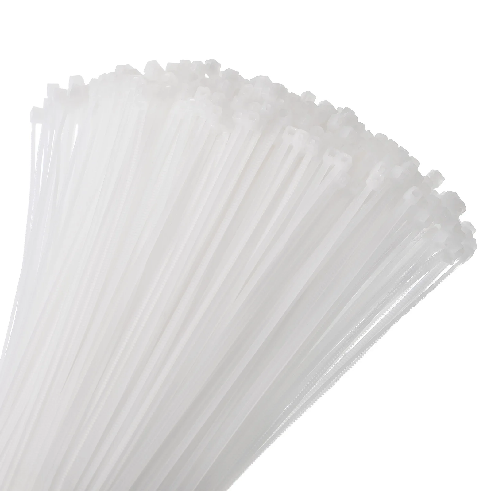 400-2000Pcs Nylon Cable Zip Ties Self-Locking Cord Tie Straps Fastening Loop 3mm 11Lbs Small Cable Tie Wraps for Cord Management