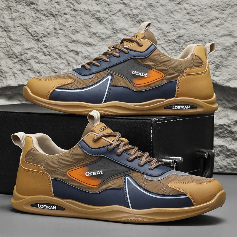 

Мужская повседневная обувь высокого качества больших размеров, летние уличные прогулочные туфли на мягкой подошве, легкие дышащие противоскользящие спортивные кроссовки