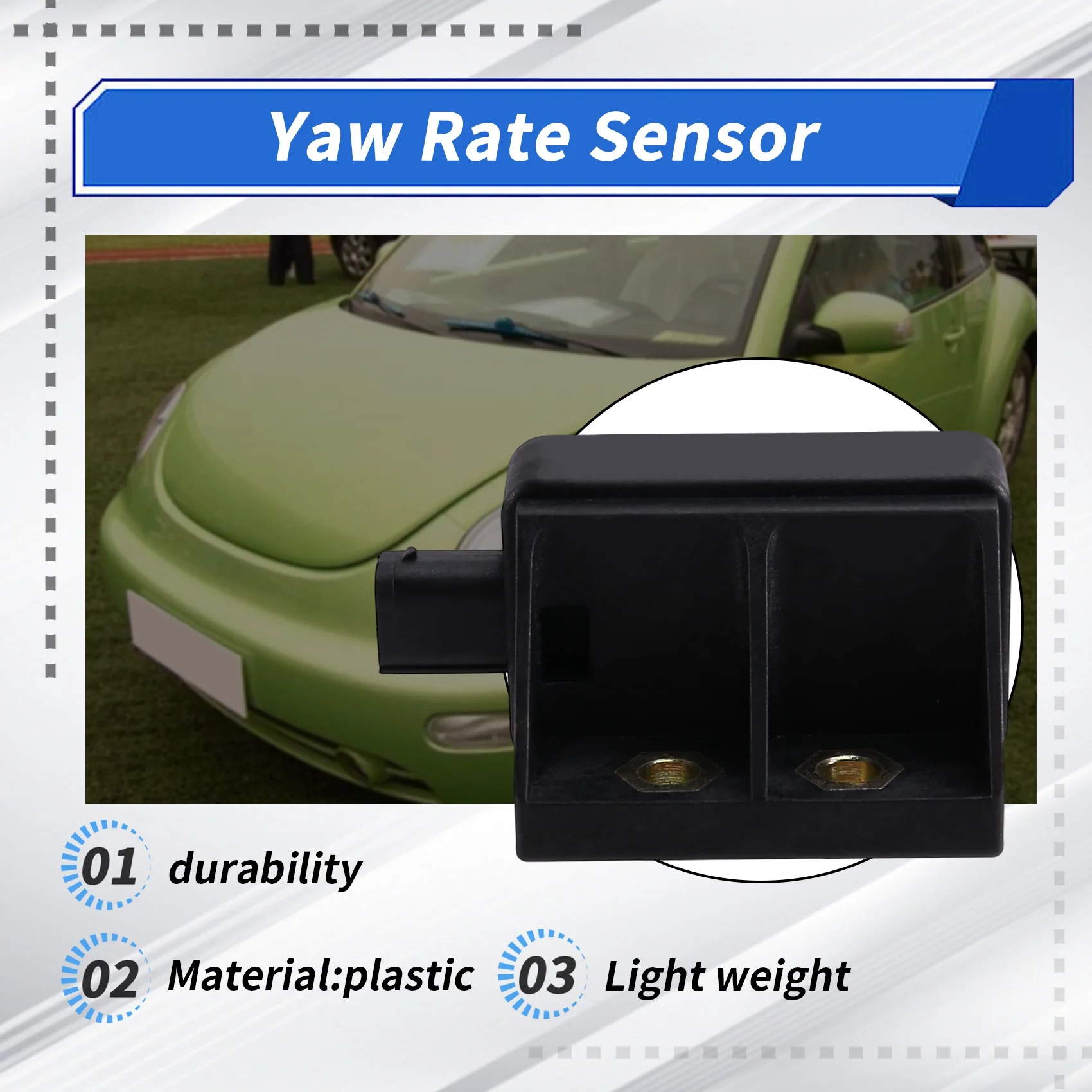Top Sale Car For VW Beetle Golf A2 A3 Seat Leon Skoda Octavia 1997-2010 Yaw Rate Sensor Acceleration Sensor 1J0907637B