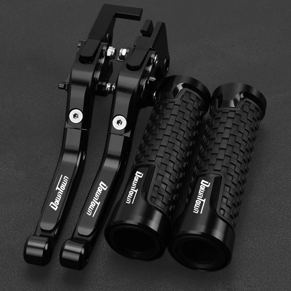 

Motorcycle Brake Clutch Levers & Handlebar Grip Handles bar Hand Grips For KYMCO DOWNTOWN 125i 200i 300i 350i DT 125 200 300 350