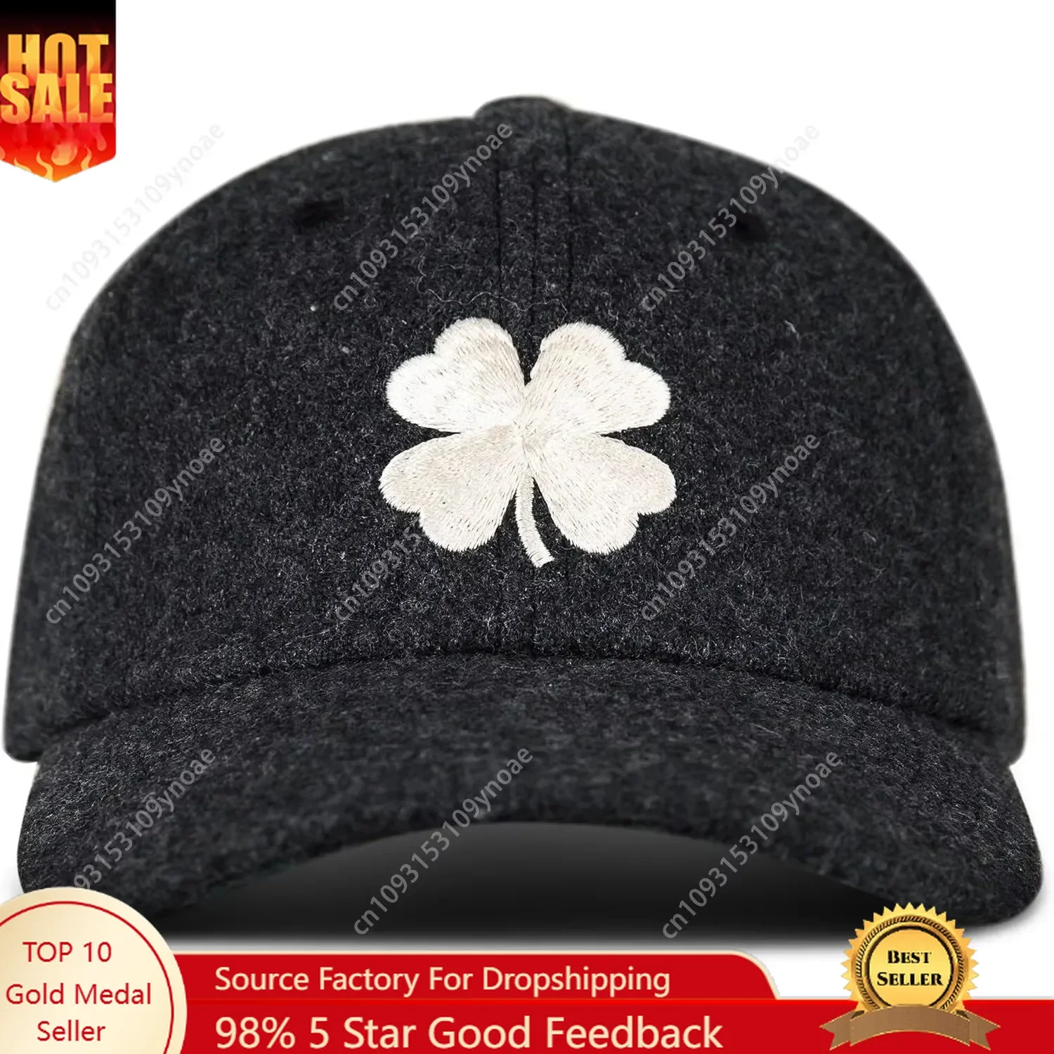 

Lucky Four Leaf Clover Embroidered Brand Baseball Cap Adjustable Men Women Trucker Hat Outdoor Activies Dad Hats Unisex