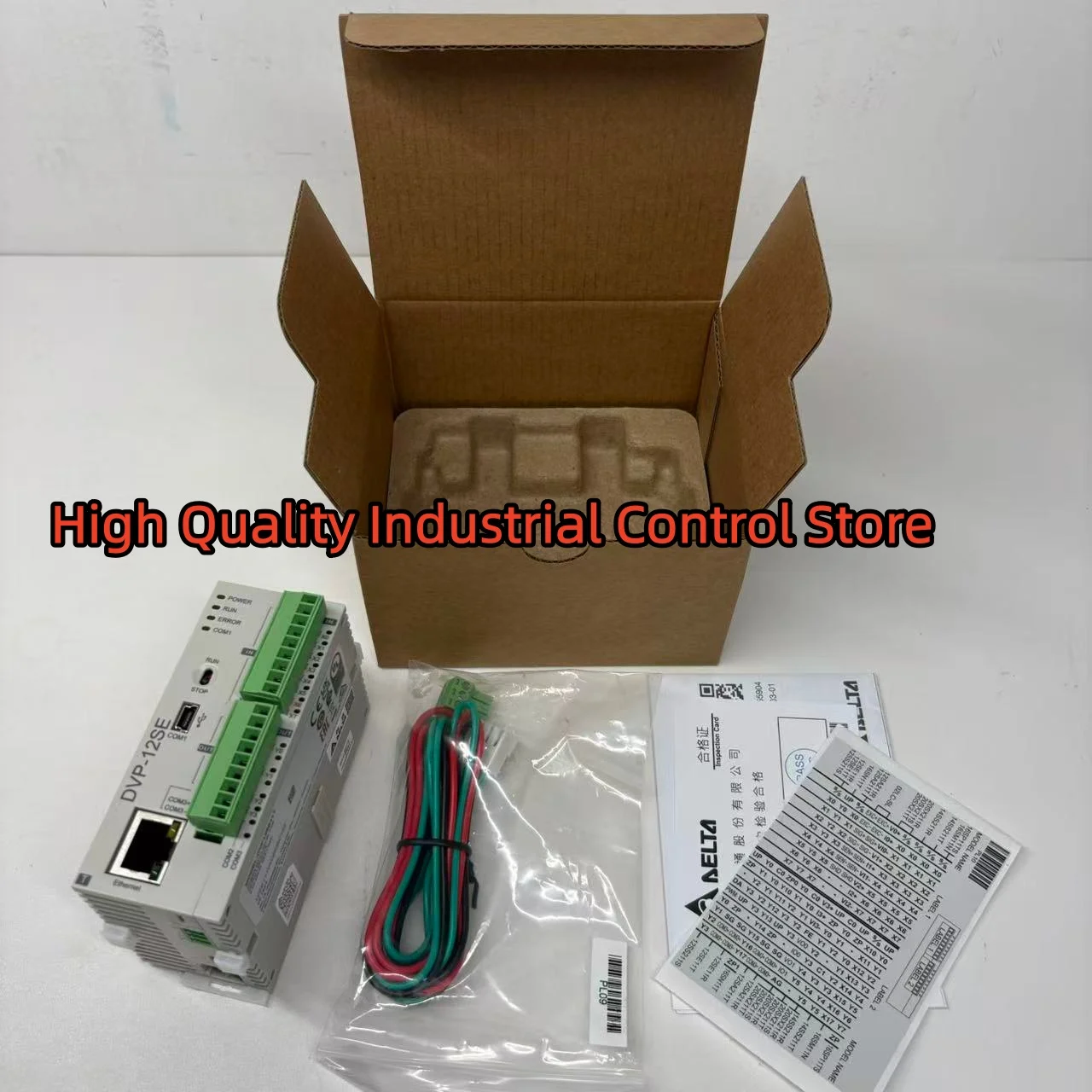 โมดูล PLC DVP12SE11T ใหม่ในกล่อง