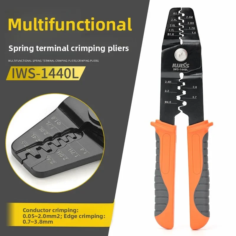 Auto Connector Terminal Crimping Plier, Male Female Pin Crimper Automotive Wiring Plug Assembly