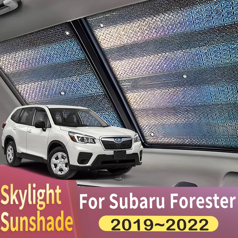 

Sunroof Sunshade Suitable For Subaru Forester SK 2019 2020 2021 2022 Car Panoramic Roof 1X Heat Shield Window Sunshade Anti-UV