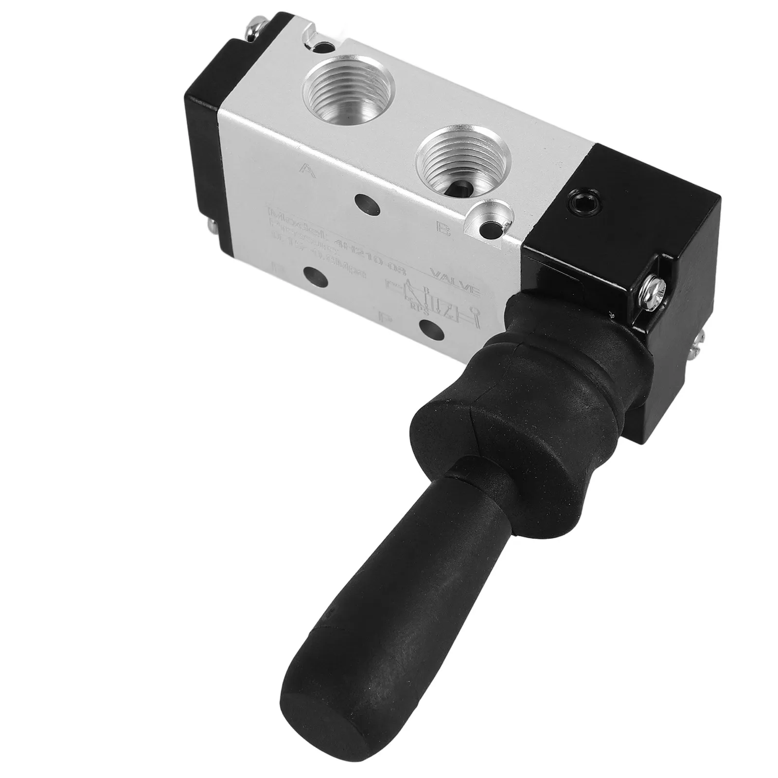 Pneumatic Hand Lever Control Valve Aluminum Alloy Manual Push Pull Air Valve for Cylinder Switching Industrial Automation