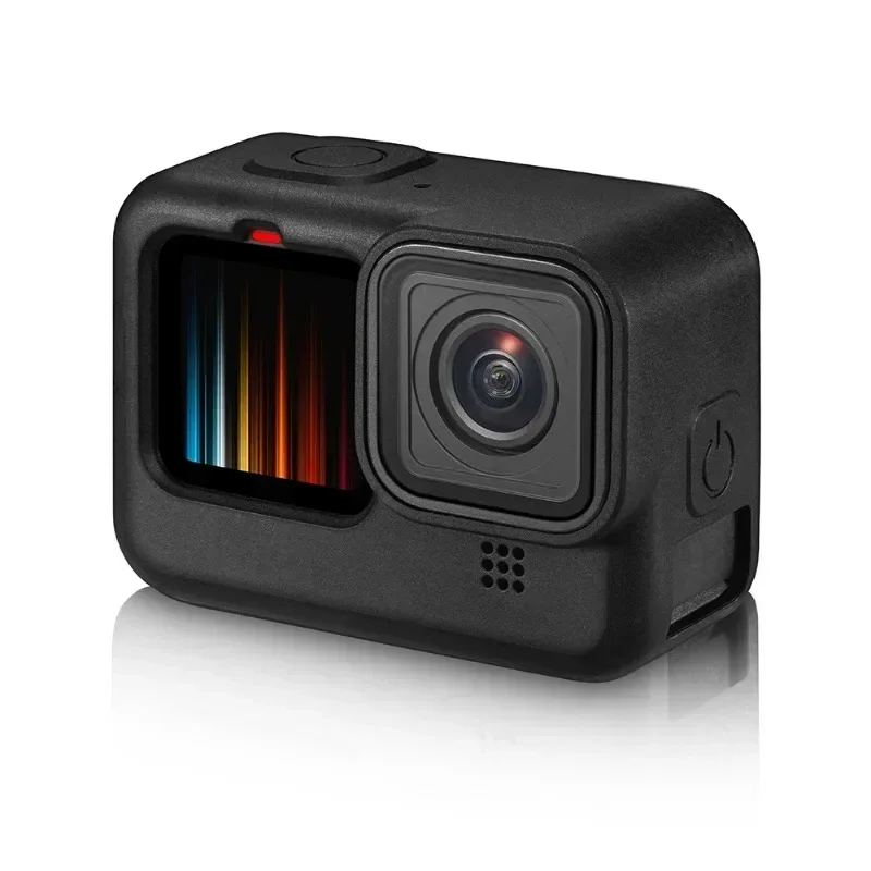 ซองใส่กล้องซิลิโคน + ฝาปิดเลนส์สำหรับ GoPro HERO 11กรอบกันกระแทกอุปกรณ์เสริมเคสสำหรับกล้องแอ็คชั่น GoPro 10 9