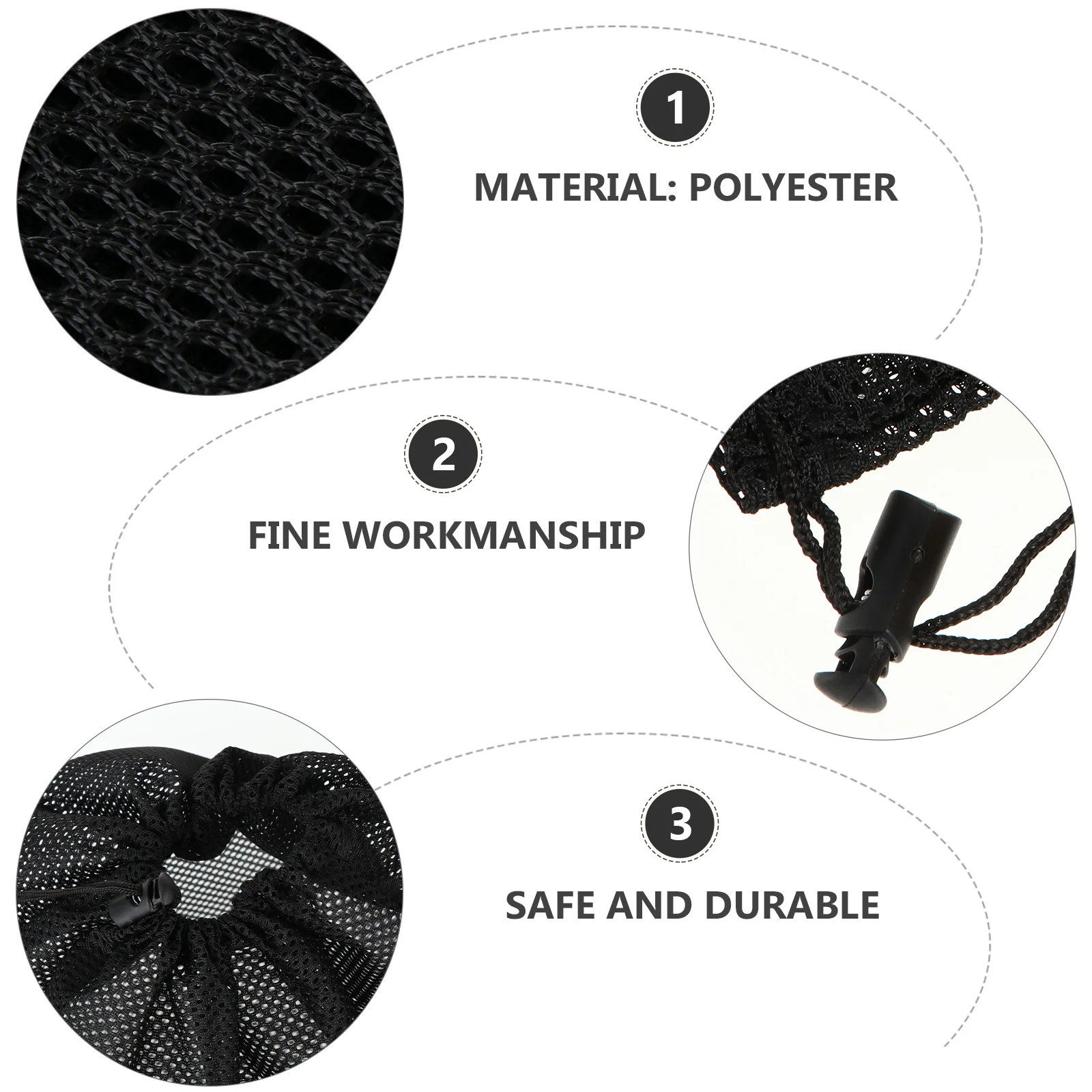 2 قطعة كيس مرشح شبكي قابلة لإعادة الاستخدام مضخة تصفية صافي لمضخات المياه في الخزانات البرك الرباط إغلاق كيس مضخة المياه #4