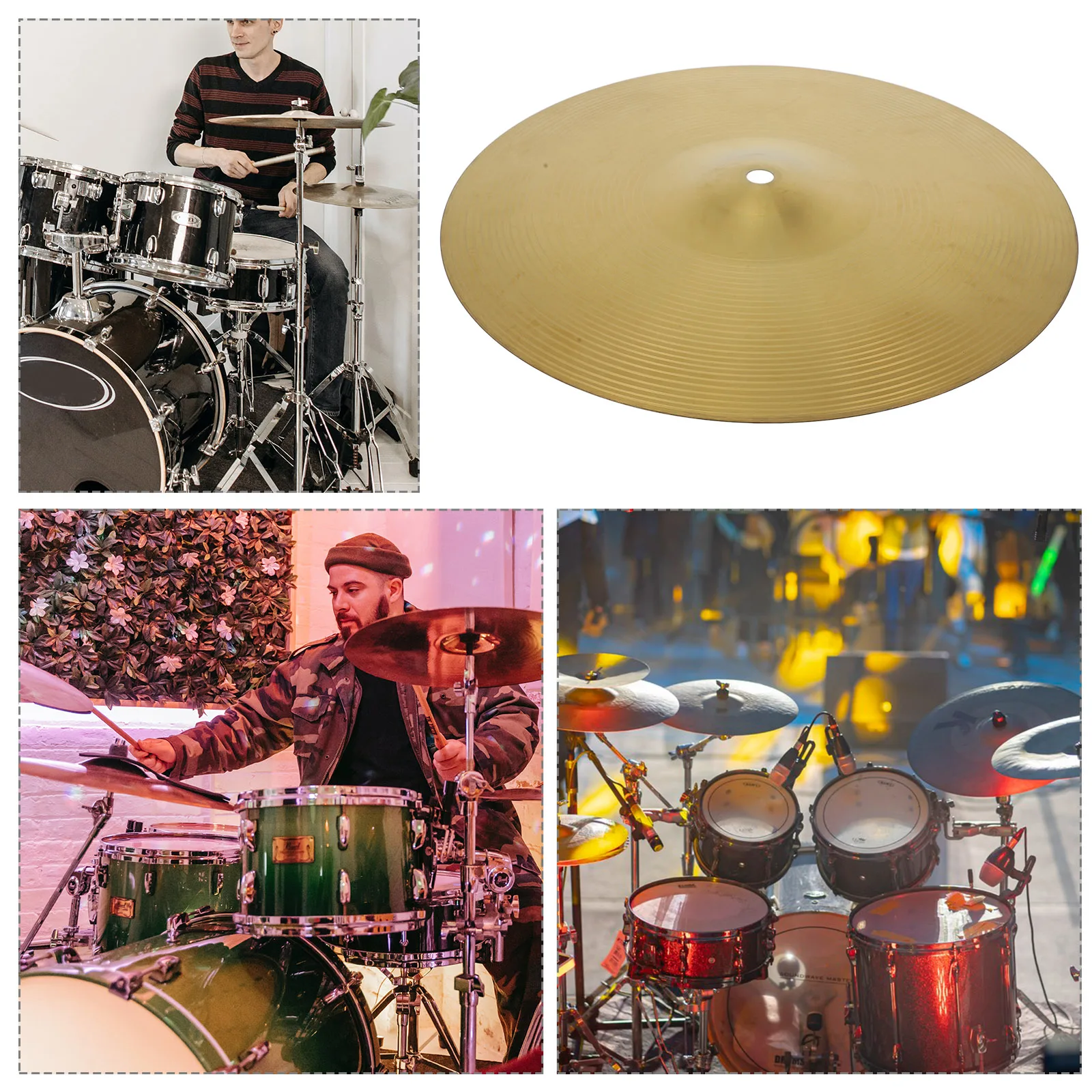 

Professional Practice Set Splash Metal Replacement Cymbal For Jazz Drum Crash Percussion Cymbal Drum Accessories Music