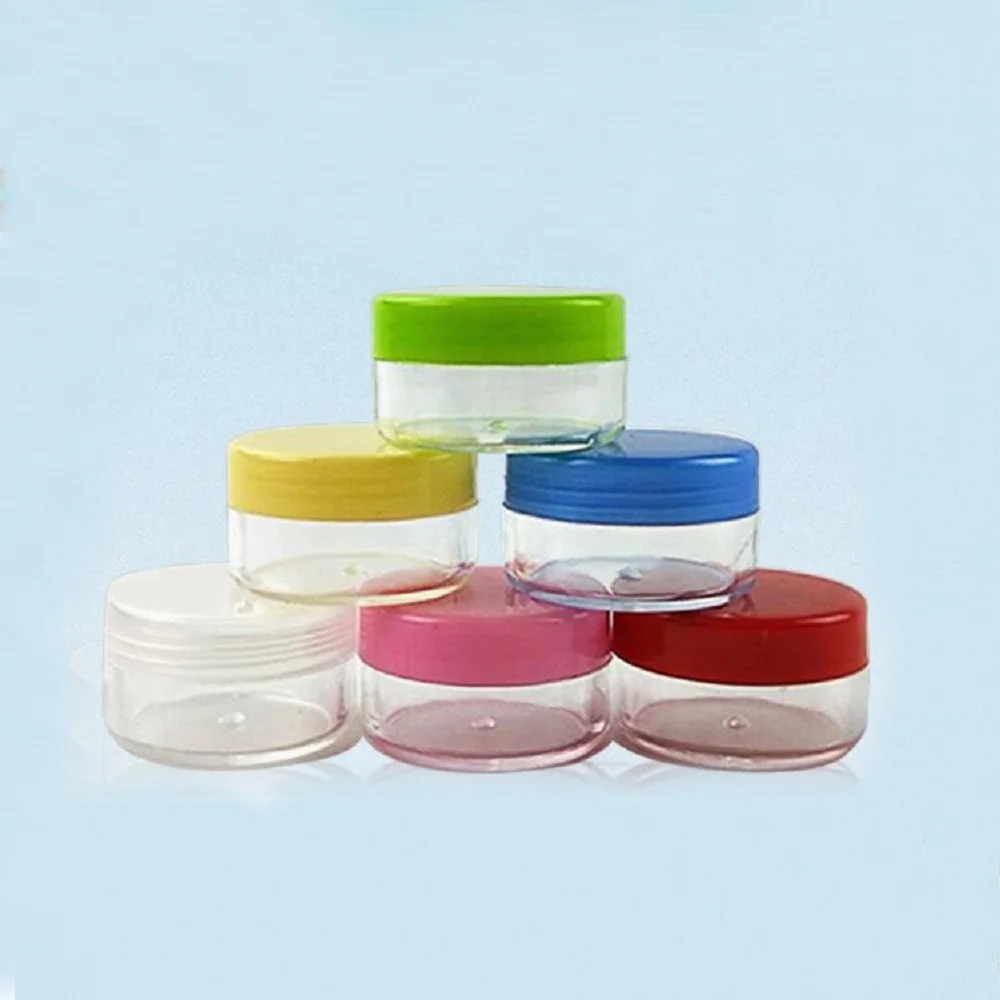 3g 5g 10g 15g 20g Empty Cream jar Plastic Nail art Accessories Tins Beauty Makeup distribution box