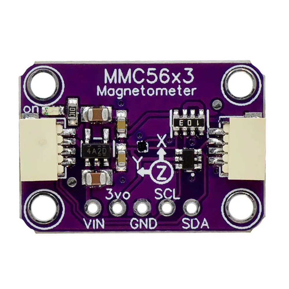 MMC5603 Triple Axis Compass Magnetometer Sensor Module Three Axis Magnetic Field Module Materiale for STEMMA QT/Qwiic
