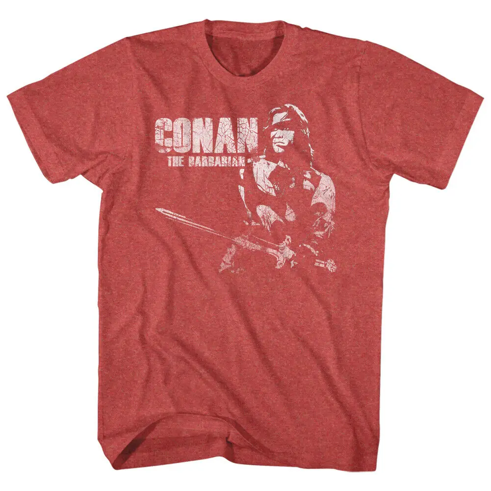 Conan The Barbarian Classic Movie Conan White Image Men's T-Shirt