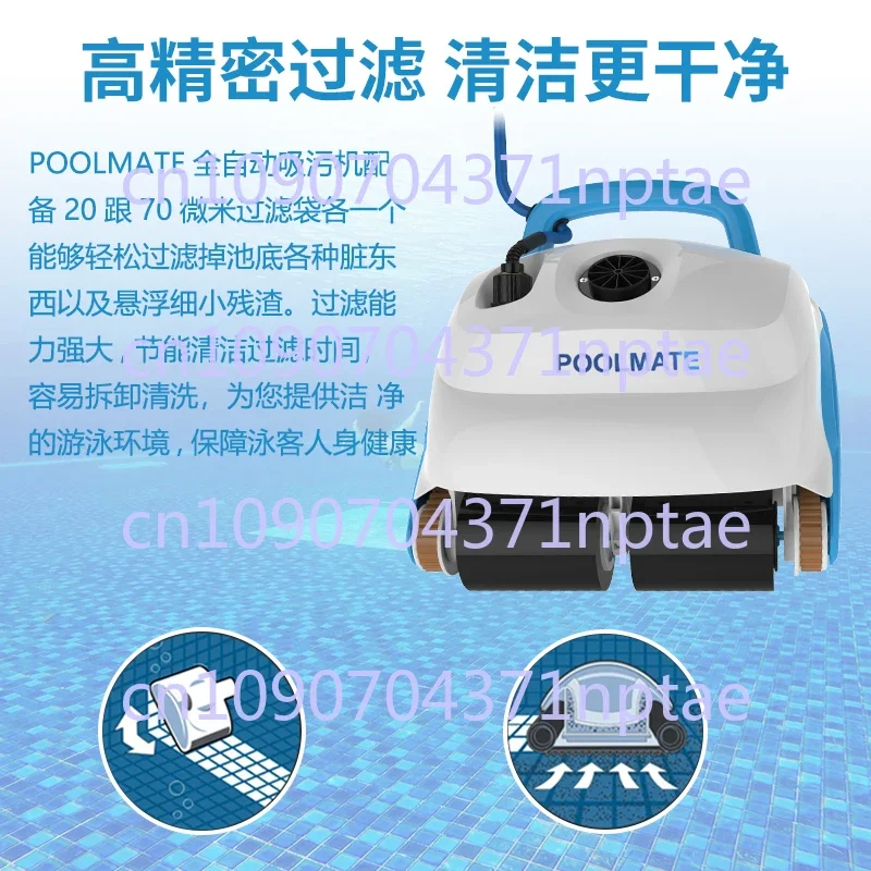 Automatic Water Turtle Wireless Underwater Cleaning Robot Pool Bottom Cleaning Vacuum Cleaner