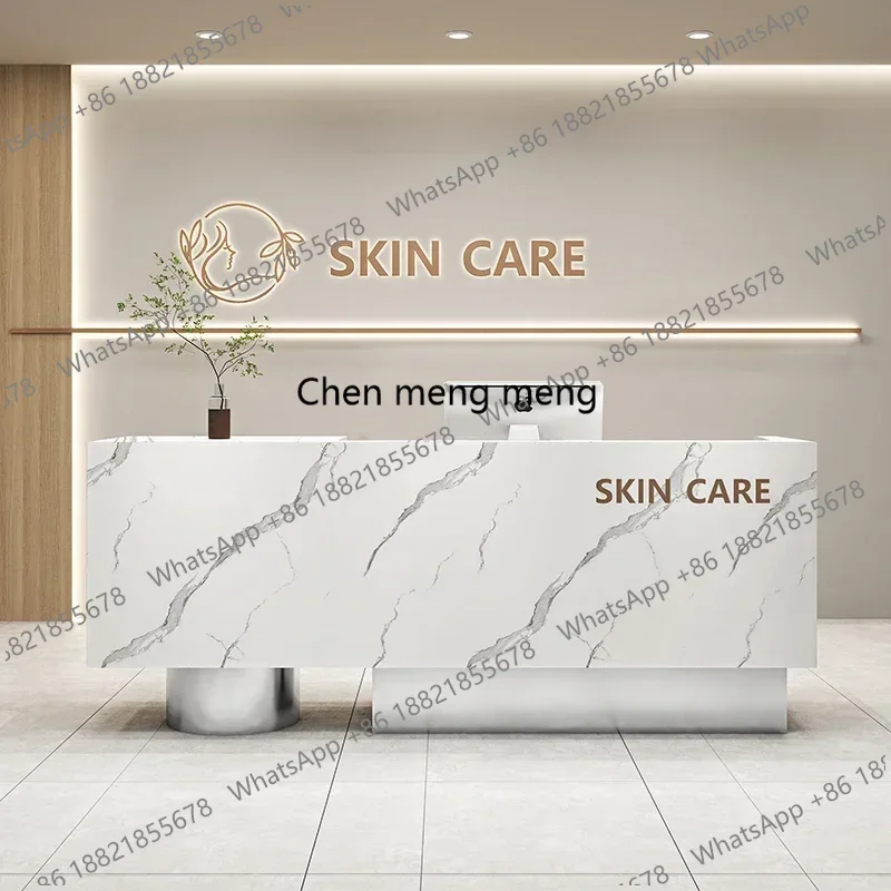 

Nordic Modern luxury clothing store checkout page store small bar barber shop front desk women's clothingstore Nakajima cabinet