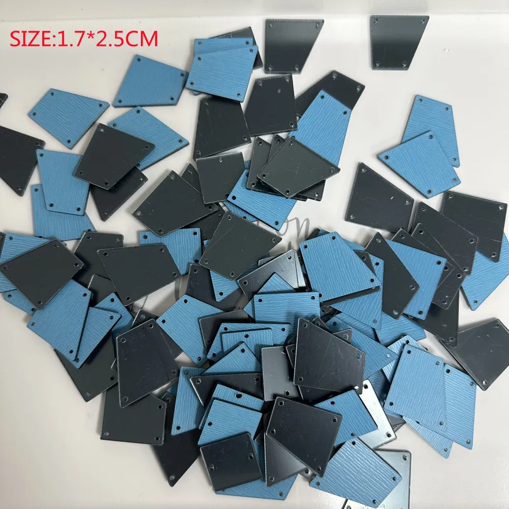 Hot Sale More colors Mirror Sew On Acrylic Rhinestone For Clothes Decoration
