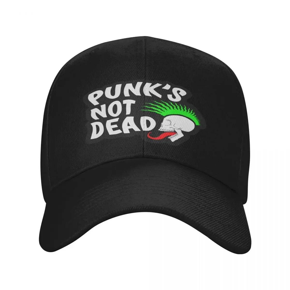 Punks Not Dead 로고 2704 남성 모자, 볼 캡, 여름 모자, 여성 야구 모자