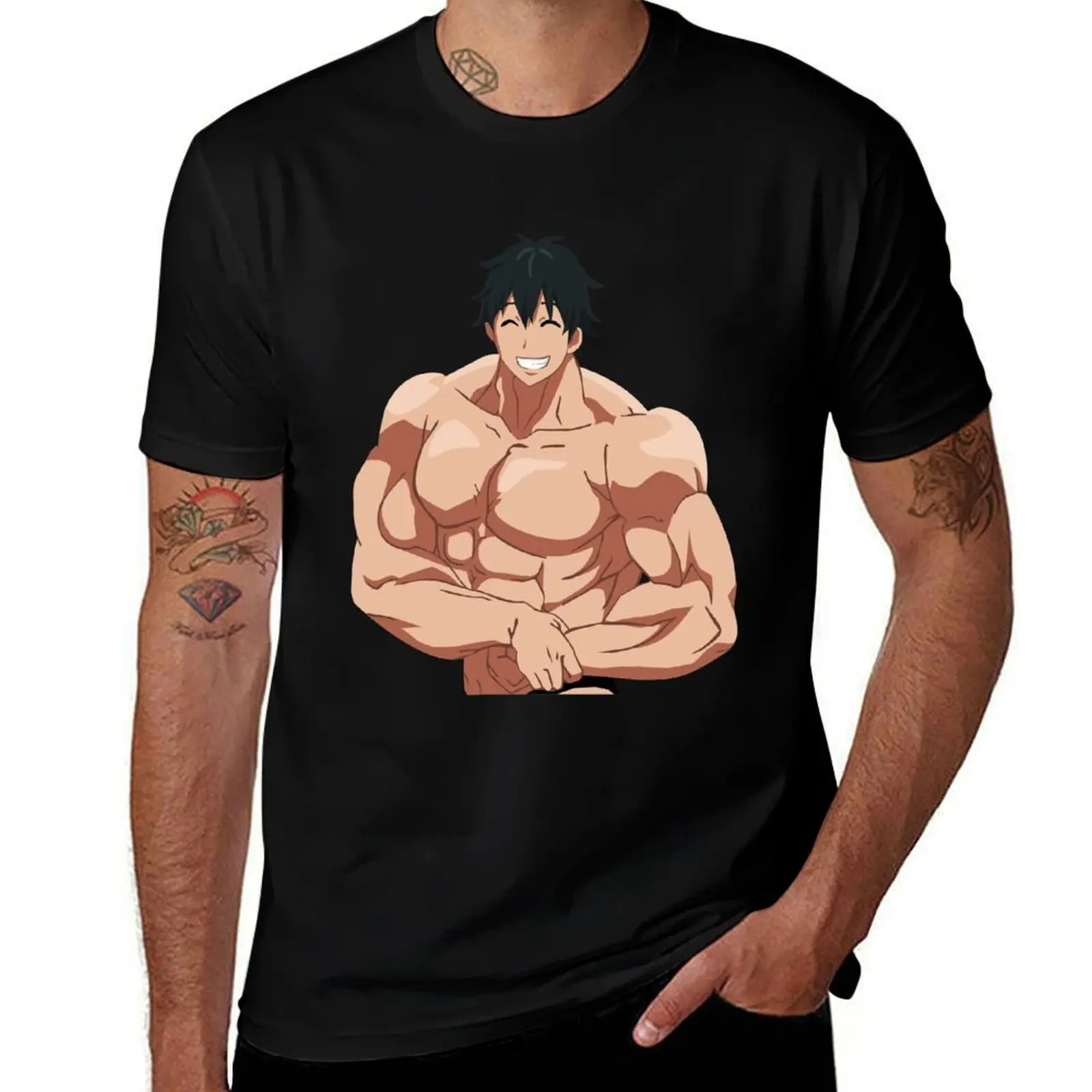 How heavy are the dumbbells you lift? - Machio Muscle Version 01 T-Shirt Outdoor Activity Sports T-Shirt