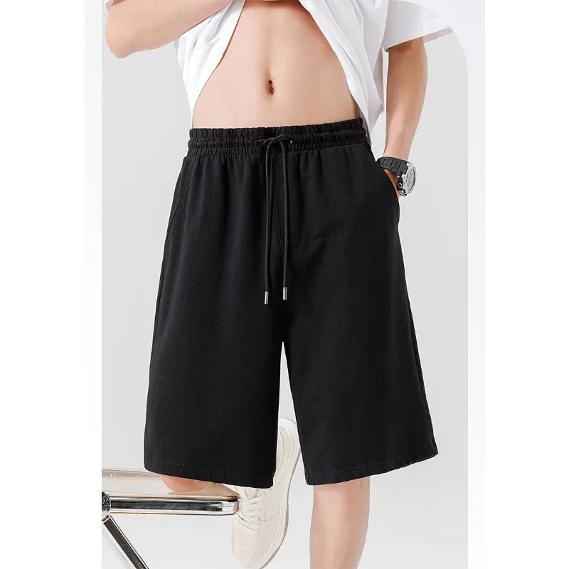 

Men's Summer Cotton Blend Casual Shorts Loose Fit Breathable 5-Point Sports Shorts