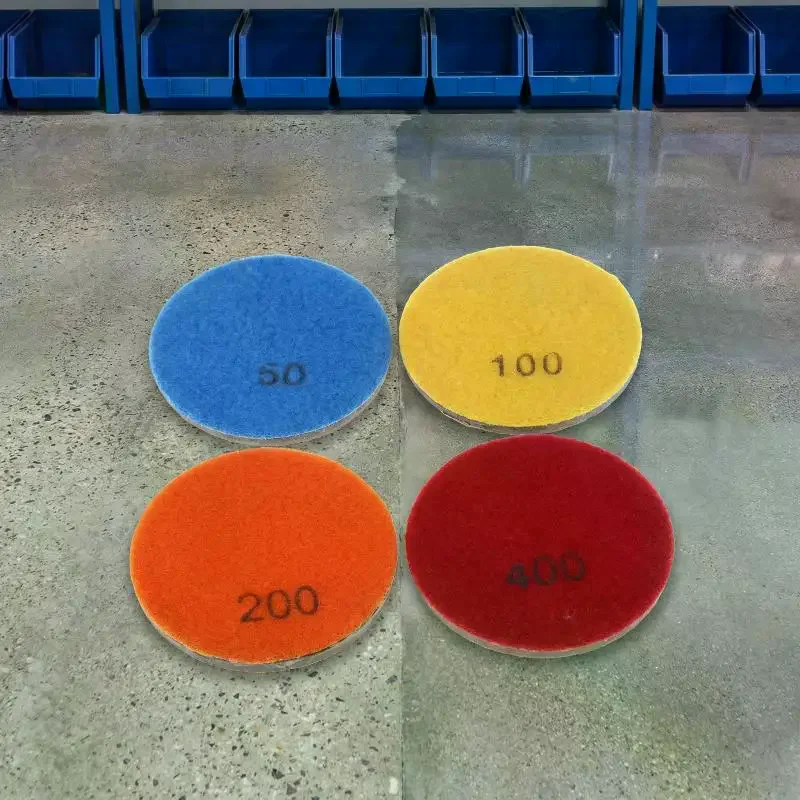 3 Inch 80mm Diamond Thicker Resin Bond Floor Polishing Pad For Grinding Renewing Marble Granite Stone Concrete Floor
