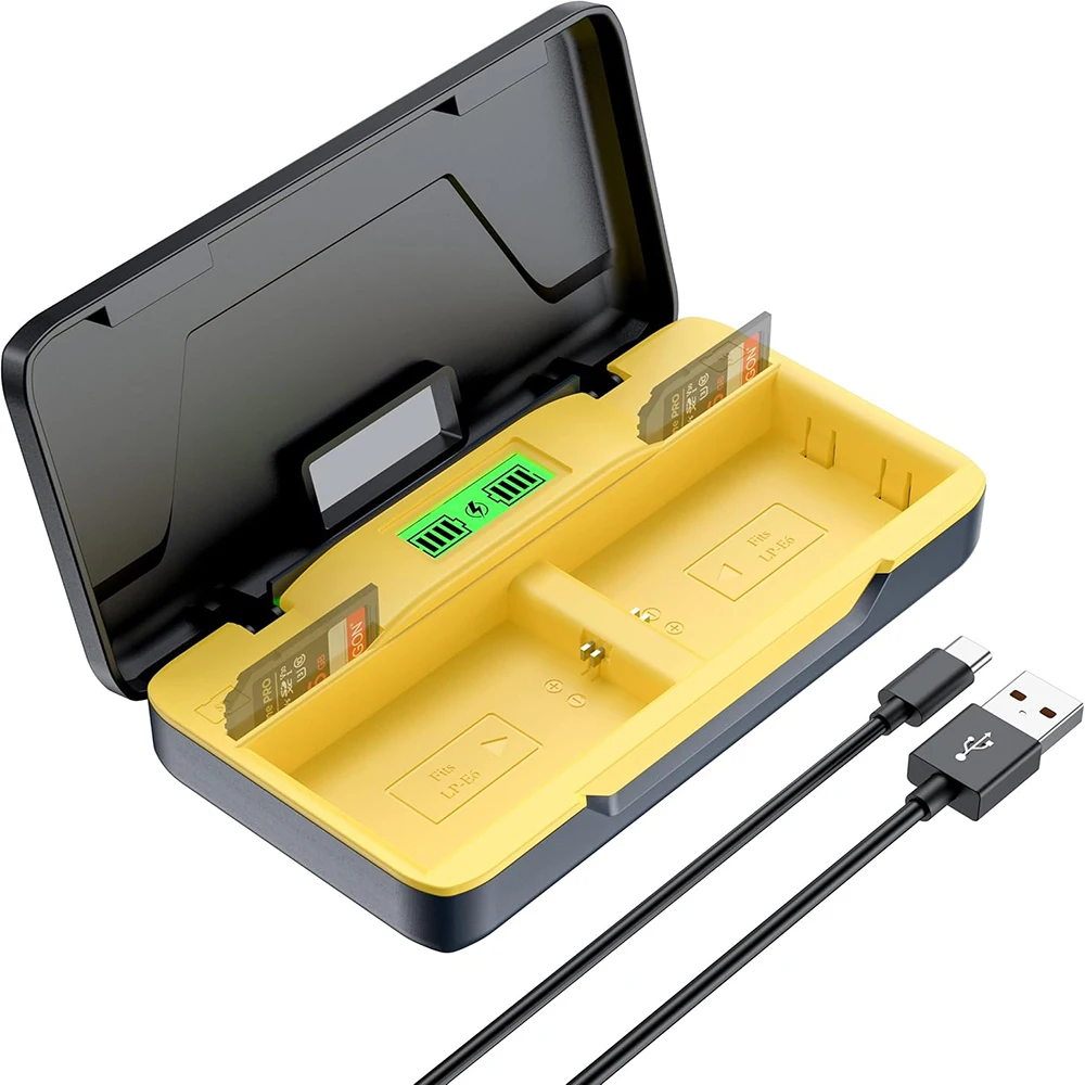 LP-E6 20W Dual Batt…