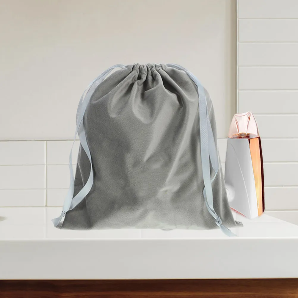 3Pcs Hair Dryer Bag Drawstring Travel Pouch Hair Dryer Organizer Sturdy Cloth 25x30cm Universal Fit for Dryers Curling Irons - view 4