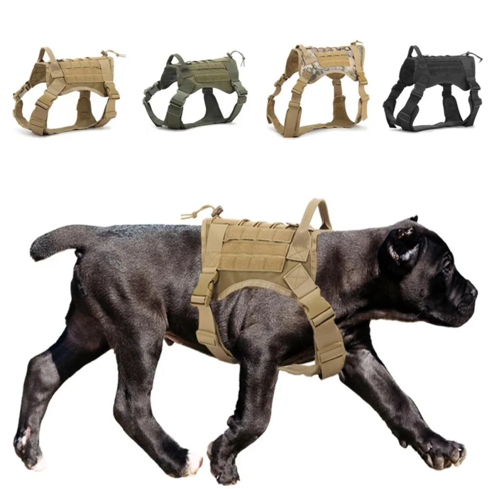 

Outdoor Casual Dog Clothing Adjustable Medium Large Dog Pet Clothing Outdoor Tactical Vest Dog Vest Tactical Coat