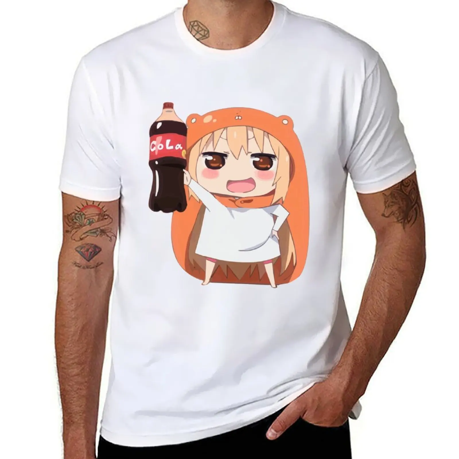 

of t shirts Umaru slim man bottle for chan T-Shirt cola her showing tshirt man fit